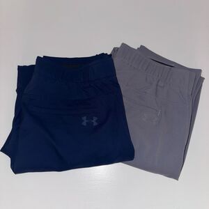 Under Armour Men's Performance Golf Pants Bundle 30x30 Navy and Gray EUC